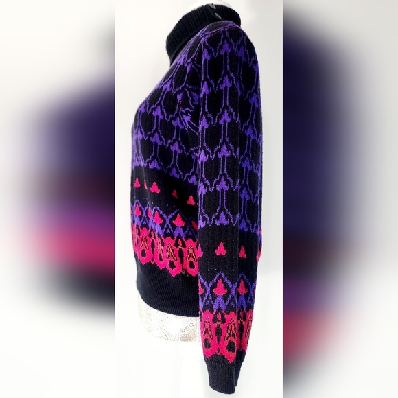 Vintage Petite Illustrations lambswool sweater - Picture 2 of 9